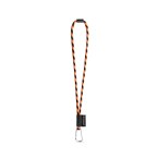 75089. SET Lanyard TUBE Long (Ø 7 mm) z karabińczykiem w kształcie litery D o długości 55 mm i zapięciem bezpieczeństwa o średnicy Ø 7 mm