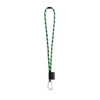 75089. SET Lanyard TUBE Long (Ø 7 mm) z karabińczykiem w kształcie litery D o długości 55 mm i zapięciem bezpieczeństwa o średnicy Ø 7 mm