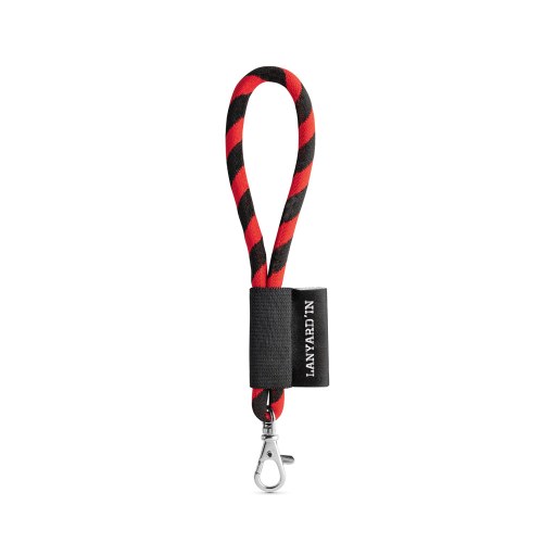 75090. SET Lanyard TUBE Short (Ø 7 mm) z karabińczykiem 9 mm