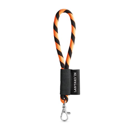 75090. SET Lanyard TUBE Short (Ø 7 mm) z karabińczykiem 9 mm