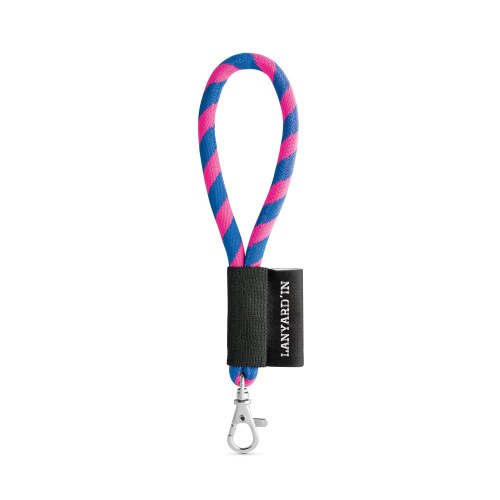 75090. SET Lanyard TUBE Short (Ø 7 mm) z karabińczykiem 9 mm