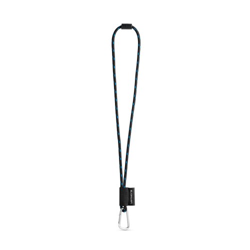 75091. SET Lanyard NAUTIC Long (Ø 7 mm) z karabińczykiem w kształcie litery D o długości 55 mm i zapięciem zabezpieczającym o średnicy 7 mm