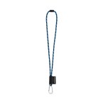 75091. SET Lanyard NAUTIC Long (Ø 7 mm) z karabińczykiem w kształcie litery D o długości 55 mm i zapięciem zabezpieczającym o średnicy 7 mm