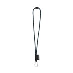 75091. SET Lanyard NAUTIC Long (Ø 7 mm) z karabińczykiem w kształcie litery D o długości 55 mm i zapięciem zabezpieczającym o średnicy 7 mm