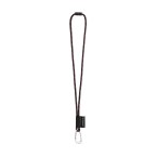 75091. SET Lanyard NAUTIC Long (Ø 7 mm) z karabińczykiem w kształcie litery D o długości 55 mm i zapięciem zabezpieczającym o średnicy 7 mm