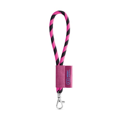 SET Lanyard TUBE Short (Ø 7 mm) z karabińczykiem 9 mm