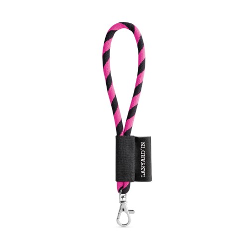 SET Lanyard TUBE Short (Ø 7 mm) z karabińczykiem 9 mm