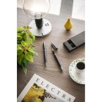 RE-LANDO-SET. Zestaw długopis i pióro kulkowe z korpusem wykonanym w aluminium pochodzącego z recyklingu (100% rAL)