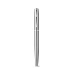 ELLA. Zestaw długopisu i pióra kulkowego z korpusem ze stali nierdzewnej (53% rSS) i klipsem