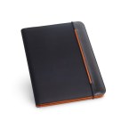 FITZGERALD. Teczka A4 z PU i 800D z blokiem strony w linie