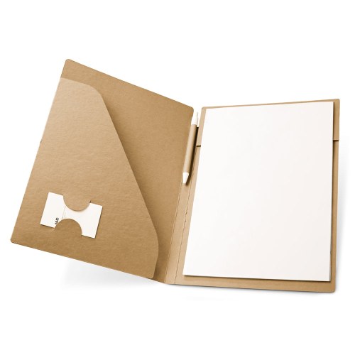 POE. Teczka na dokumenty formatu A4 wykonana w 100% z papieru pochodzącego z recyklingu (450 g/m²)