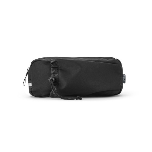 DELFOS POUCH. Torba biodrowa z 300D poliestru pochodzącego i 600D poliestru pochodzącego z elementami odblaskowymi