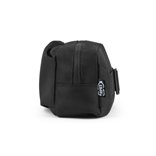DELFOS POUCH. Torba biodrowa z 300D poliestru pochodzącego i 600D poliestru pochodzącego z elementami odblaskowymi