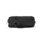 DELFOS POUCH. Torba biodrowa z 300D poliestru pochodzącego i 600D poliestru pochodzącego z elementami odblaskowymi