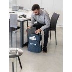 BUSINESS. Plecak na laptopa poliester z recyklingu o wysokiej gęstości 300D