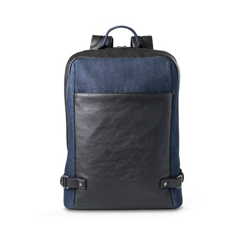 DIVERGENT BACKPACK I. Plecak na laptopa do 15.6'' z dżinsu i PU