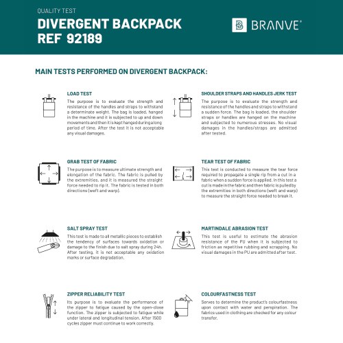 DIVERGENT BACKPACK I. Plecak na laptopa do 15.6'' z dżinsu i PU