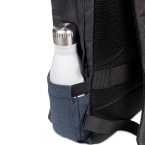 GENOA BPACK. Plecak antykradzieżowy z poliestru 600D o wysokiej gęstości pochodzącego z recyklingu
