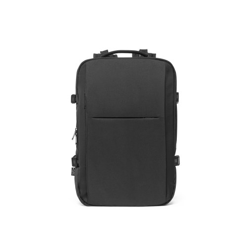 DALLAS. Plecak podróżny z poliestru 600D o wysokiej gęstości z recyklingu na laptopa 17.3”