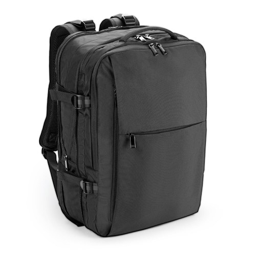 DALLAS. Plecak podróżny z poliestru 600D o wysokiej gęstości z recyklingu na laptopa 17.3”