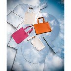 MERIDA. Torba z bawełny (50%), bawełny z recyklingu (30%) i poliester (20% rPET) (220 g/ m²)