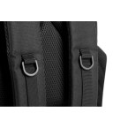 EDINBURGH BPACK. Plecak w stylu wojskowym wykonany z 600D, poliestru z recyklingu o wysokiej gęstości i podszewki z 210D poliestru z recyklingu 17'3'