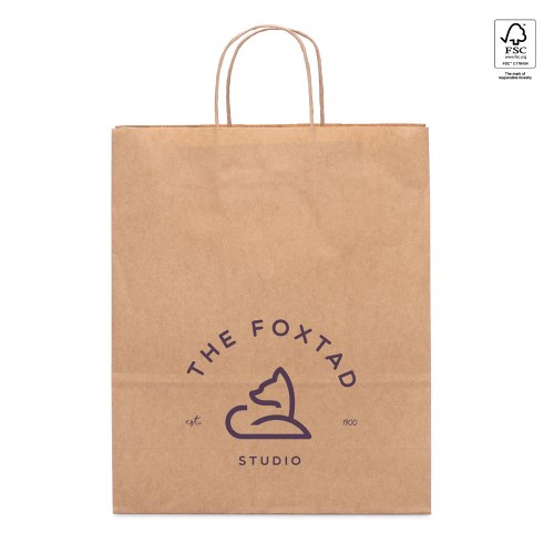 TAYLA. Torba z papieru kraftowego (115 g/m²)