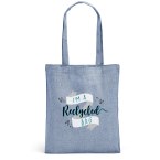 RYNEK. Torba zawierająca bawełnę pochodzącą (70% rPET), poliester z recyklingu (30%) (140 g/m²)