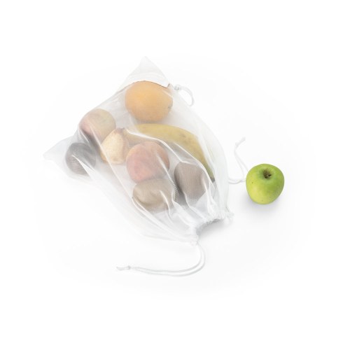 BOLZANO. Składana torba wykonana z siatki i poliester z recyklingu 190T (100% rPET)