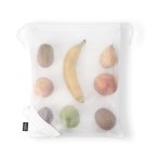 BOLZANO. Składana torba wykonana z siatki i poliester z recyklingu 190T (100% rPET)