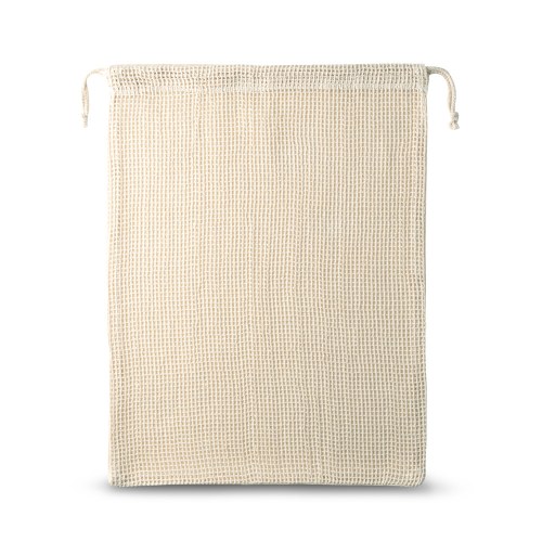 NAPOLI. Torba ze 100% bawełny (120 g/m²) z siateczką ze 100% bawełny z przodu (100 g/m²)