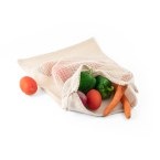 NAPOLI. Torba ze 100% bawełny (120 g/m²) z siateczką ze 100% bawełny z przodu (100 g/m²)