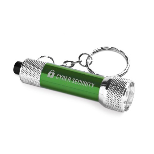 LERGAN. Aluminiowy brelok z latarką 3 LED