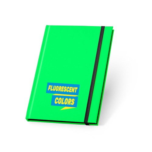 WATTERS. Notatnik A5 z fluorescencyjnego PU z kartkami w linie