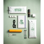MILKY. Notatnik A5 z twardą okładką wykonaną w 100% z papieru pochodzącego z recyklingu