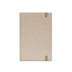 DICKINSON. Notatnik A5 w twardej oprawie wykonany z papieru z trzciny cukrowej (80% trzciny cukrowej) z kartkami w linie