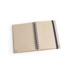 PROUST. Notatnik A5 z ringami, twarda okładka, wykonany z papieru z trzciny cukrowej (80% trzciny cukrowej) z gładkich kartek