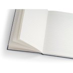 COFFEEPAD RIGID. Notatnik A5 z twardą okładką wykonany z odpadów z łusek kawy (65%)