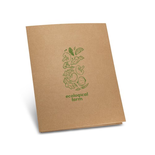 PUZO. Teczka na dokumenty A4 wykonana z 100% z papieru z recyklingu (400 g/m²)