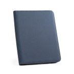 EMERGE FOLDER. Teczka A4 poliestru pochodzącego (100% rPET) 300D z zamkiem błyskawicznym