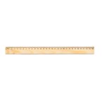 WESLEY 30. Linijka z drewna sosnowego o długości 30 cm