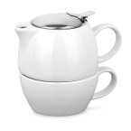 COLE. Porcelany zestaw do herbaty 2 w 1