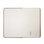 HAWKINS. Kieszonkowy notatnik korkowy z 160 gładkimi stronami