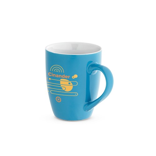 CINANDER. Ceramiczny kubek z błyszczącym wykończeniem, pojemność 370 ml