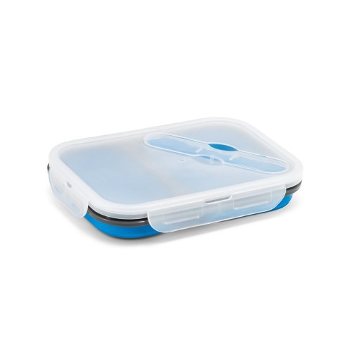 DILL. Lunch Box. Wysuwane hermetyczne pudełko wykonane z silikonu i PP (480 i 760 mL)
