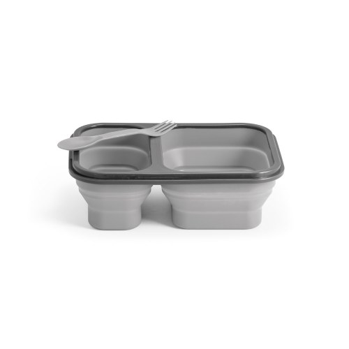DILL. Lunch Box. Wysuwane hermetyczne pudełko wykonane z silikonu i PP (480 i 760 mL)