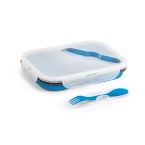 DILL. Lunch Box. Wysuwane hermetyczne pudełko wykonane z silikonu i PP (480 i 760 mL)