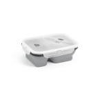 DILL. Lunch Box. Wysuwane hermetyczne pudełko wykonane z silikonu i PP (480 i 760 mL)