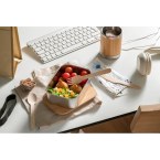 SHINO. Lunch Box. Pudełko na lunch ze stali nierdzewnej z bambusową pokrywką 800 ml