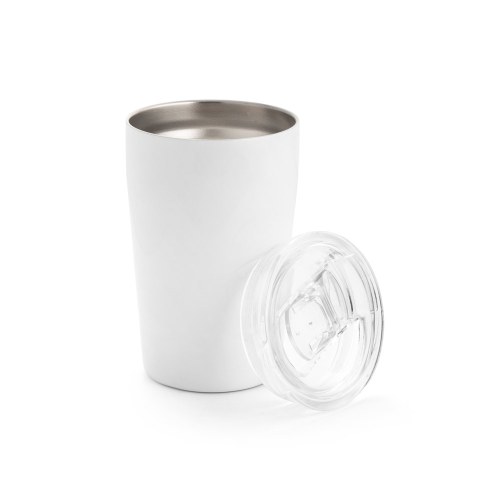 SLIDER. Dwuścienny kubek podróżny do sublimacji wykonany 380 ml